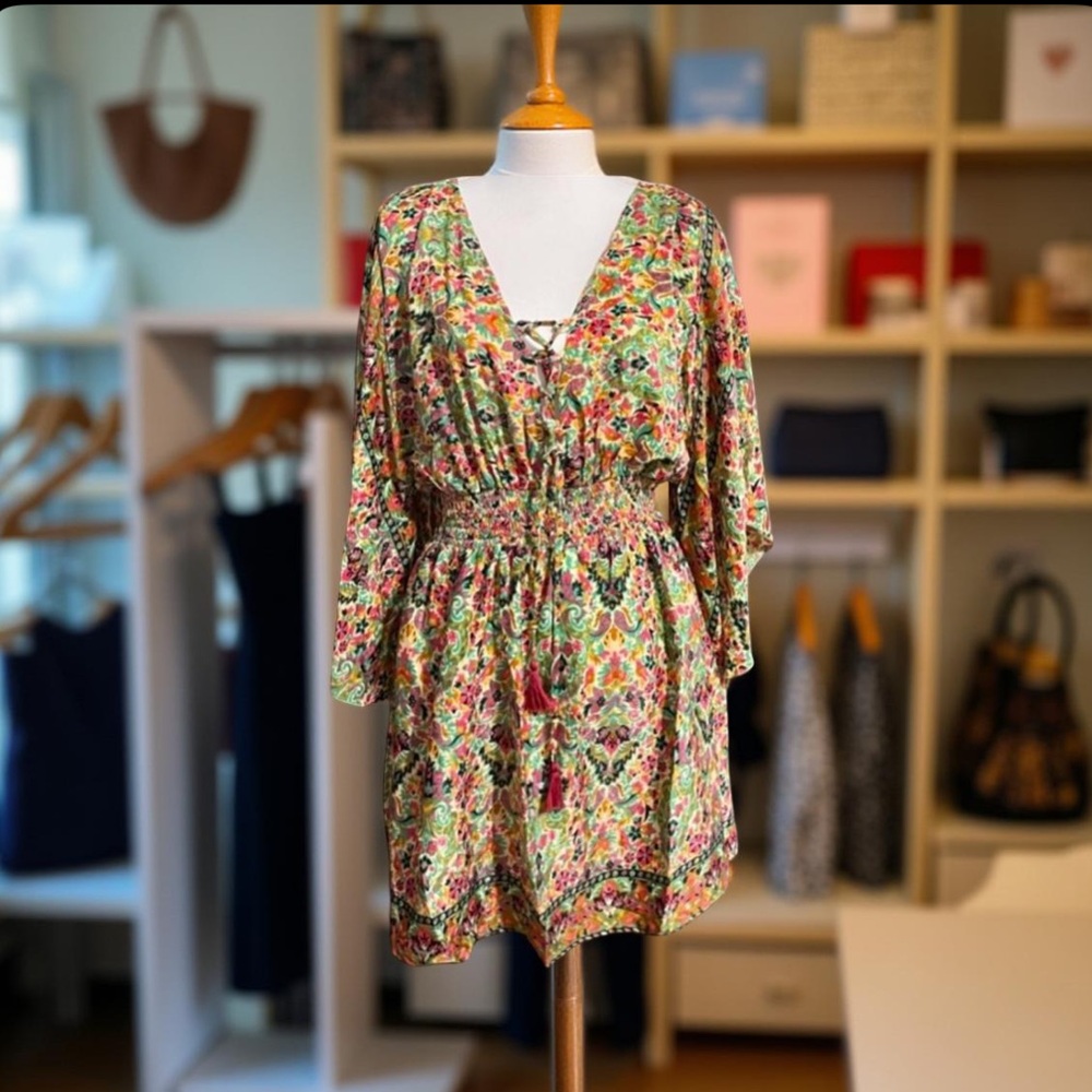 Anthropology dress made by Raga Jai Kimono Dress Large NWT - Picture 13 of 14